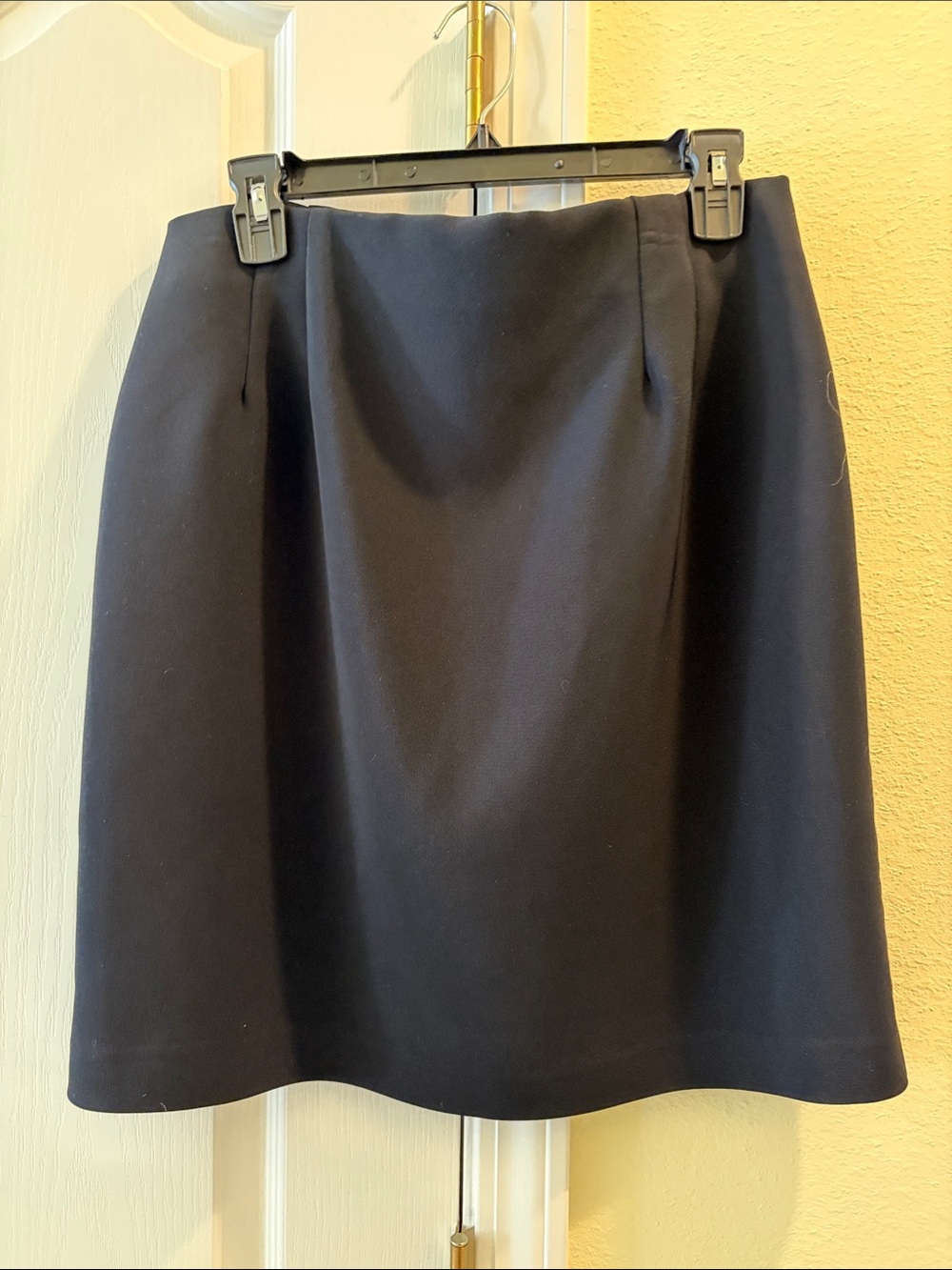 Women's Black A-Line Skirt - Sleek Office Essential